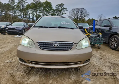 2005 Toyota Corolla Ce from USA, damaged, VIN 2T1BR32E75C508603